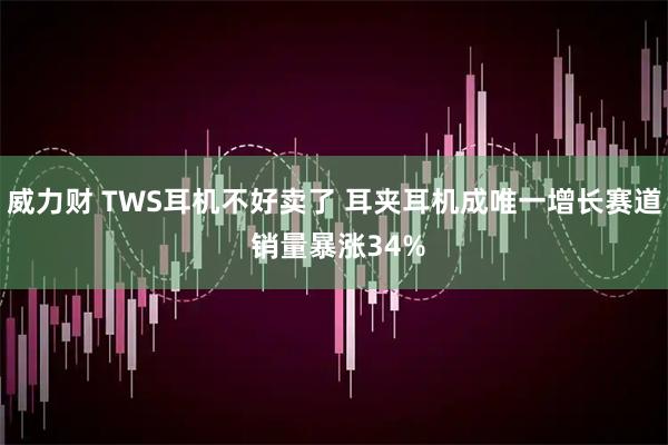威力财 TWS耳机不好卖了 耳夹耳机成唯一增长赛道 销量暴涨34%